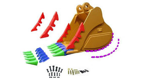 Concha para escavadeira